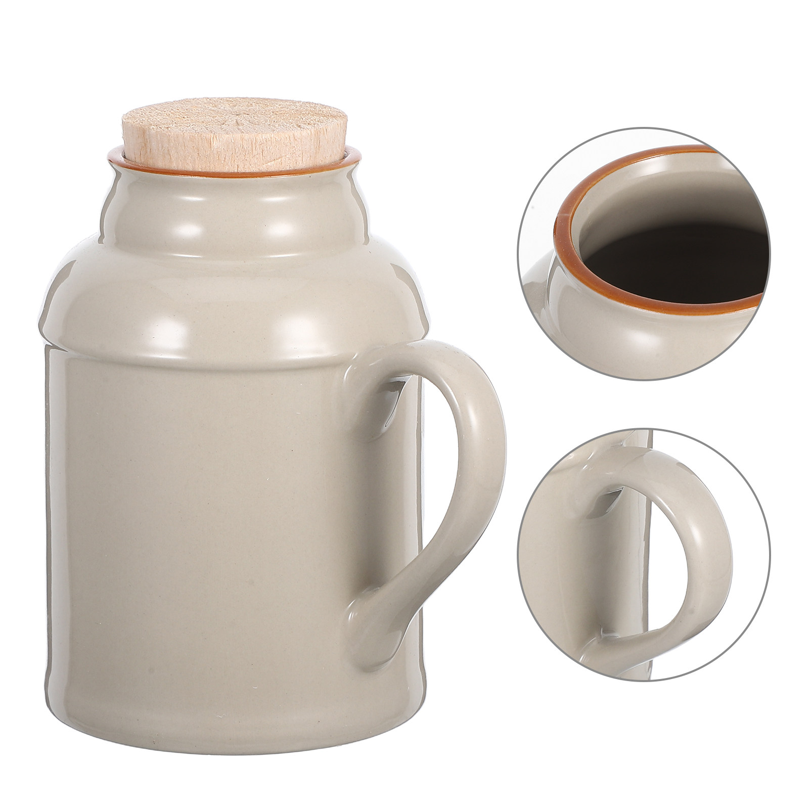Coffee Tea Brew - Декоративный винтажный керамический чайник с крышкой,