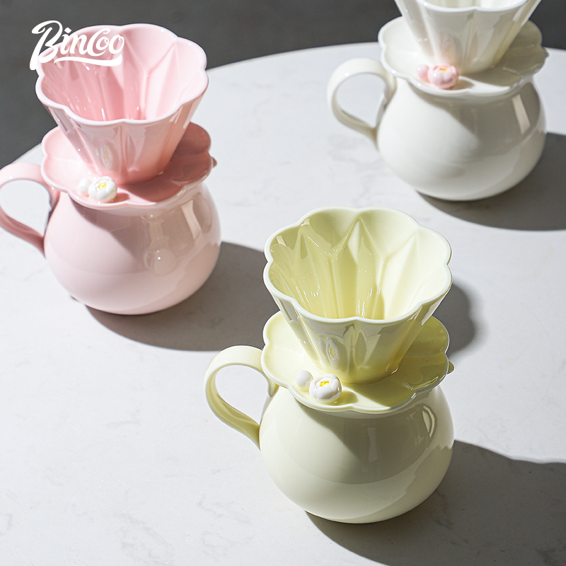 Coffee Tea Pot - Bincoo-керамический ручной чайник для заваривания с