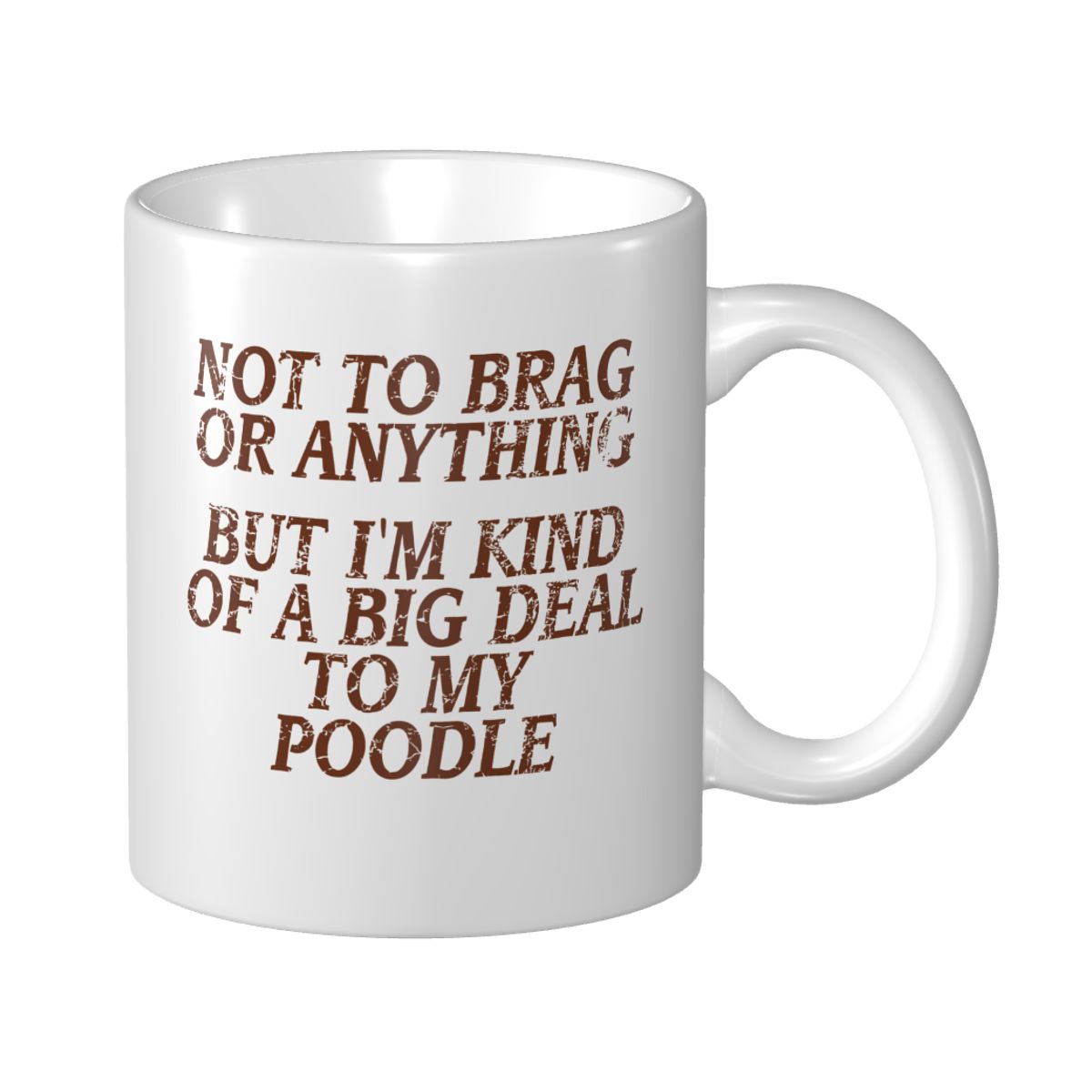 Coffee Tea Jokes - Чашка Mark, кружка, пудель, шутка, собака,