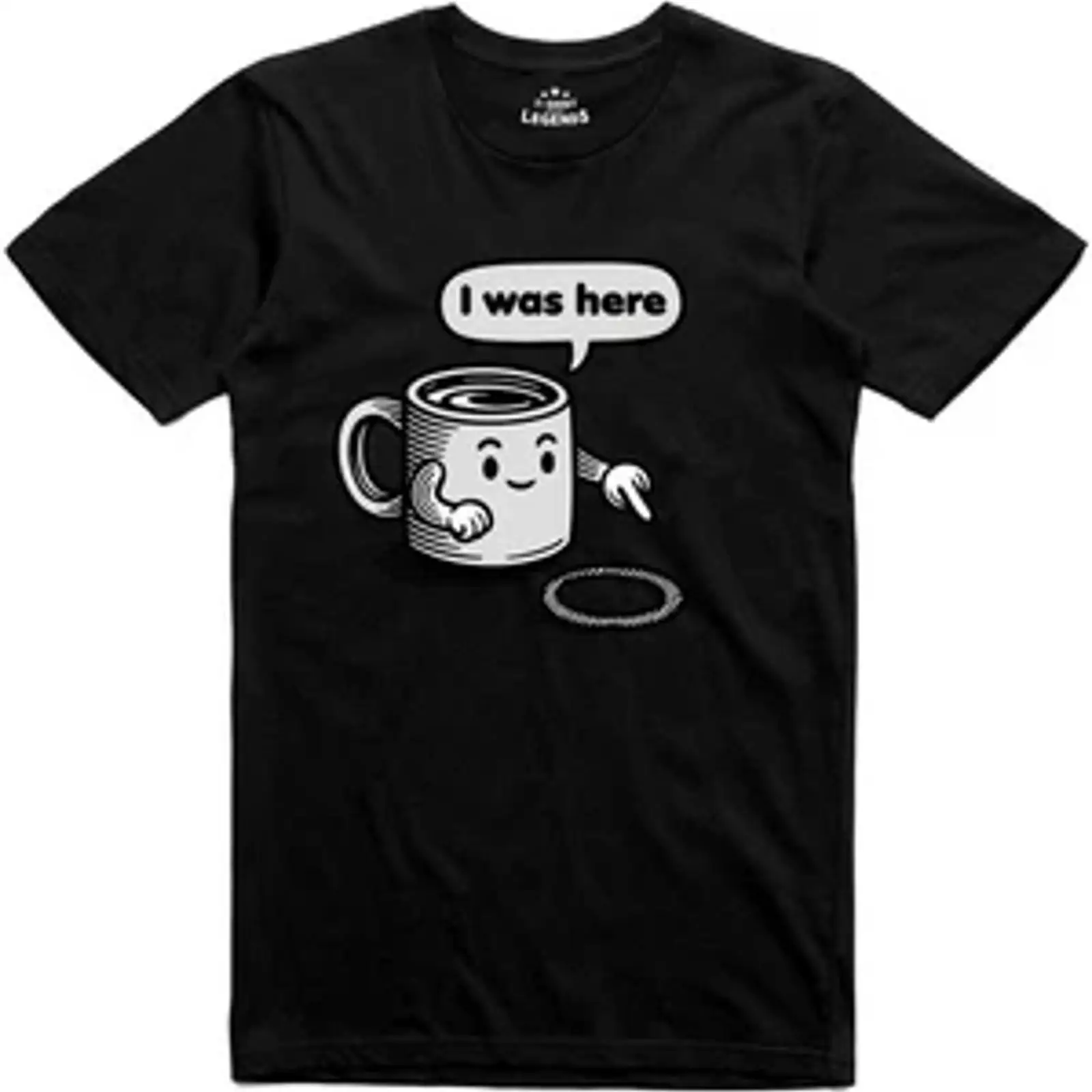 Coffee Tea Knits - Забавная мужская футболка с дизайном в