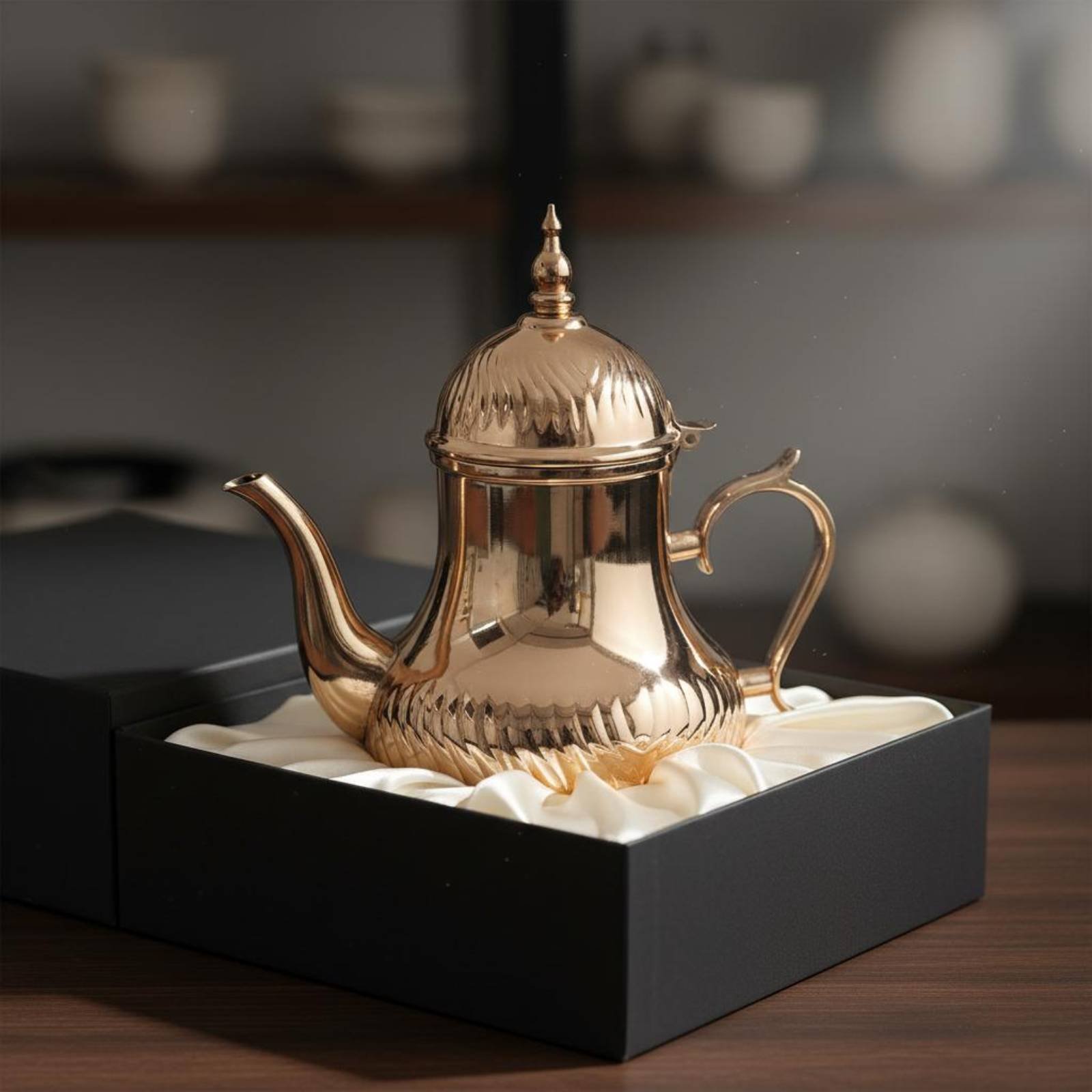 Coffee Tea Pot - Ближневосточная кофейная чаша Далла с зеркальной