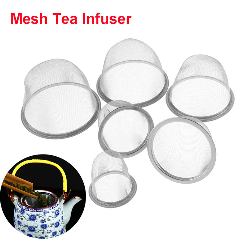 Tea Strainer Mesh - 1 шт. диаметр 5-9,5 см тонкое