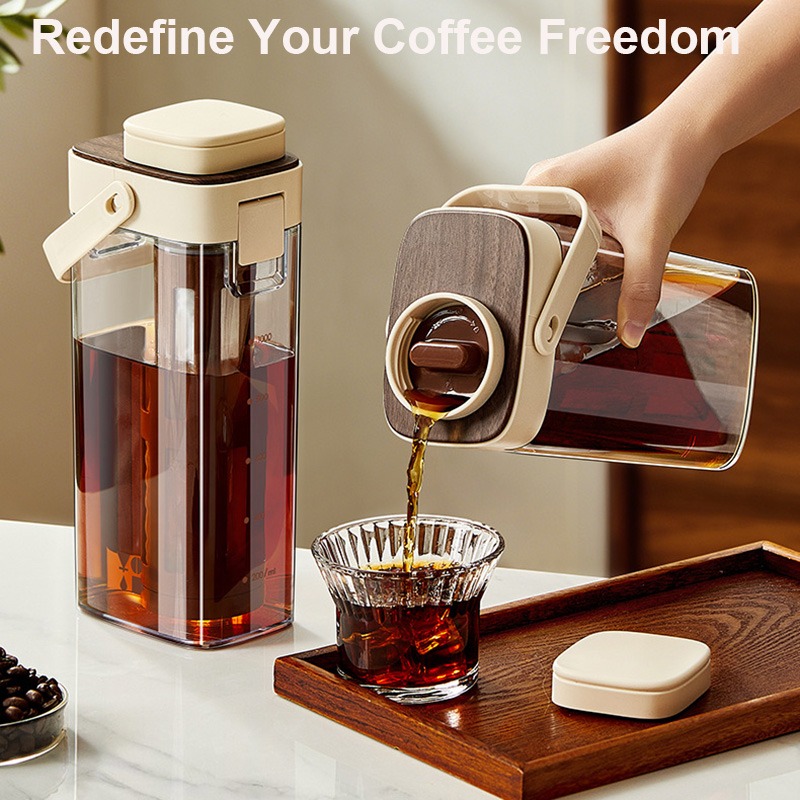 Coffee Tea Pot - Кувшин для холодного кофе с герметичной