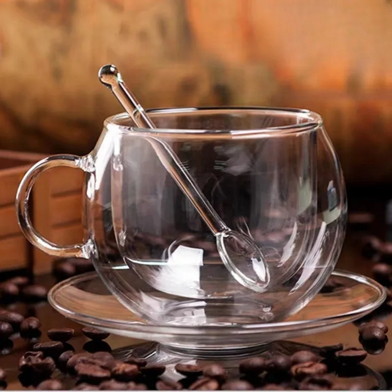 Coffee Tea Vodka - 150/300 мл стеклянная чашка для кофе