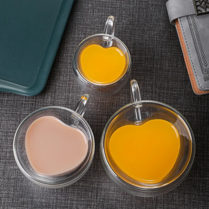Coffee Tea Vodka - 1 шт. стакан в форме сердца,