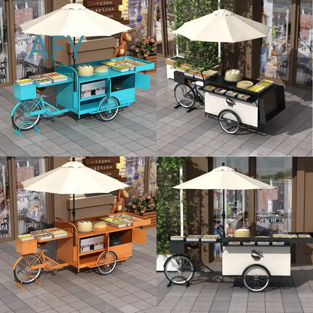 Coffee Tea Vendor - Кованая мобильная тележка для попкорна для