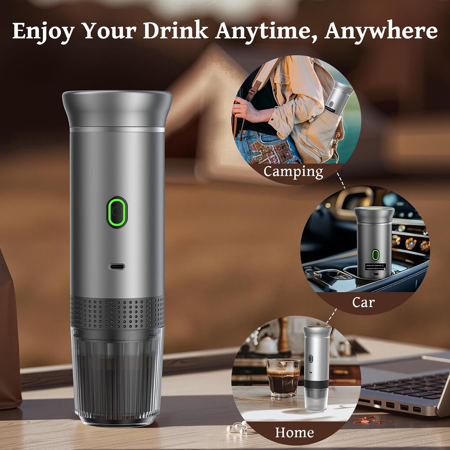 Coffee Tea Espresso Machines - Новая усовершенствованная портативная кофемашина 2026 года,