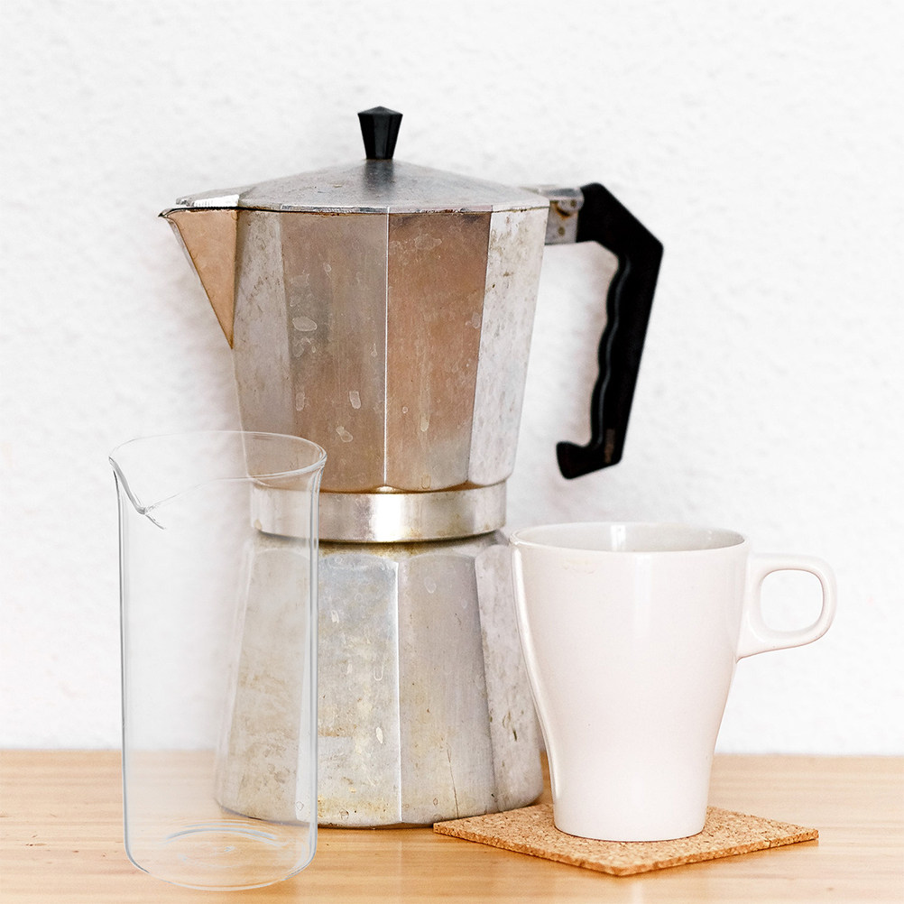 Coffee Tea Brew - Прозрачный стеклянный стакан для кофе-пресса, термостойкий,