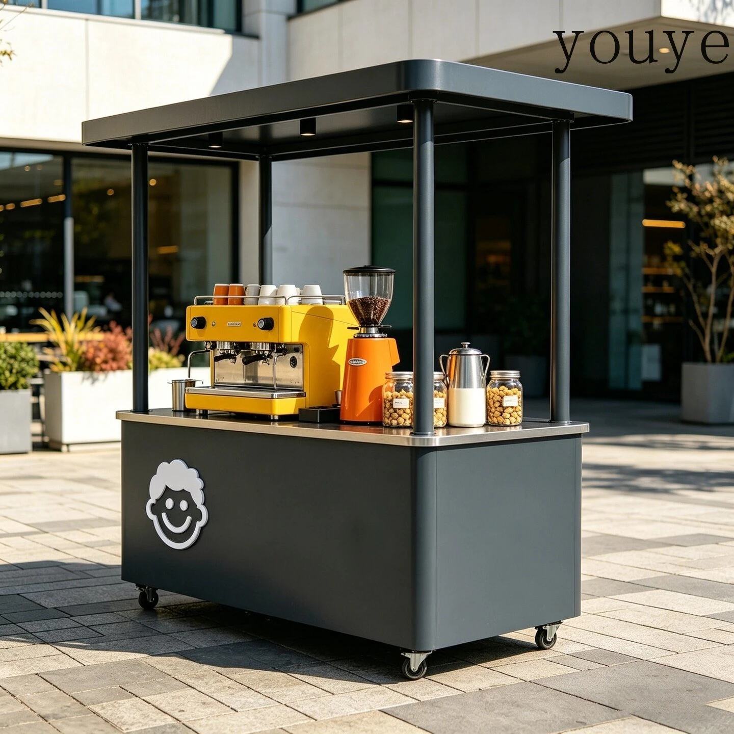 Кованые тележки SW Iron для мо – обзор и цена Coffee Tea Vendor