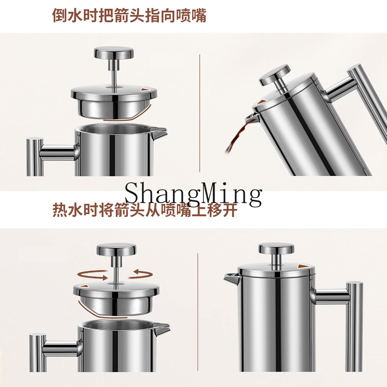 Кофейник-френч-пресс из нержав – обзор и цена Coffee Tea Pot