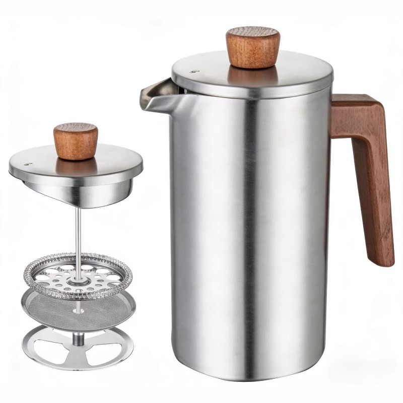 Кофейник-френч-пресс JUSTINLAU – обзор и цена Coffee Tea Pot