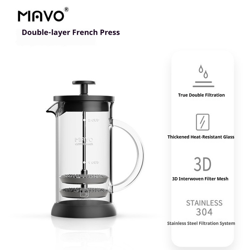 Кофеварка-френч-пресс MAVO с д – обзор и цена Coffee Tea Pot