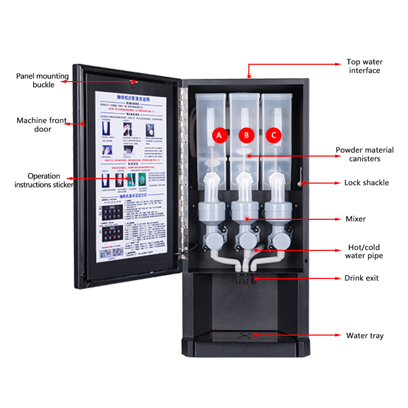 Коммерческий полностью автомат – обзор и цена Coffee Tea Vending Machine